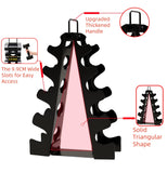 Weight Rack for Dumbbells, 5 Tiers Compact A-Frame Home Gym Organizer, Dumbbell Rack Stand Only, Alloy Steel Dumbbell Rack t (Dumbbells Not Include)
