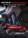TESFEEL Real Carbon Fiber Steering Wheel for Ford Mustang 2018-2023
