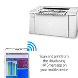 HP LaserJet Pro M102w Wireless Laser Printer, Works with Alexa