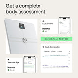WITHINGS Body Comp WLAN Smart Scales with Full Body Analysis Including Fat Content, Muscle Mass, Bone Density, Visceral Fat, Digital Personal Scales/Body Fat Scales with Bluetooth