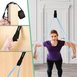 WIKDAY Resistance Bands for Working Out, Pull Up Assistance Bands, Exercise Bands, Long Loop Thick Heavy Workout Bands Set with Door Anchor for Body Stretching, Training for Women