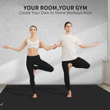 CAMBIVO Yoga Mat for Women and Men, Extra Long and Wide Exercise Mat(72"x48"/84"x30"), Large Non Slip Workout Mat for Yoga, Pilates, Fitness, Barefoot Workouts, Home Gym Studio CAMBIVO