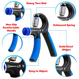 Grip Strength Trainer - 2 Pack Hand Gripper Strengthener Adjustable Resistance Non-Slip Forearm Finger Strengthener Perfect for Workout and Hand Rehabilitation N1Fit