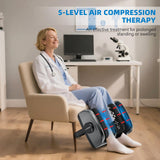 CARESKYpro Shiatsu Foot Massager with Heat for Neuropathy and Pain Relief, 3 Heat Therapy, 5 Intensity Deep Kneading, Rolling for Calf-Feet-Arm Relaxation, Plantar Fasciitis