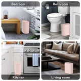 Bathroom Trash Can with Lid 2 Gallon Slim Motion Sensor Garbage Can Narrow Automatic Plastic