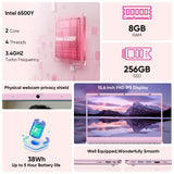 VIGSENUP15.6 FHD Pink Laptop 8GB RAM 256GB SSD,CPU up to3.4GHz,OfficeSuite