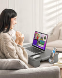SAIJI Lap Desk with Cushion, Computer Laptop Stand, Lap Laptop Table
