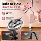 Urmust Portable Monitor Stand up to 18.5", iPad Stand for Desk, Pink
