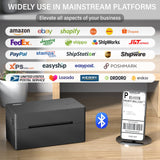 Shipping Label Printer, 4x6 Thermal Printer for Shipping Packages, Compatible PEDOOLO