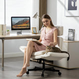 OYEFIT Criss Cross Office Chair with Adjustable Arms, Headrest and Wheels