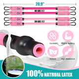 Ayombo Pilates Bar Kit with Resistance Bands, Adjustable Pilates Equipment for Legs, Hip, Waist, Arm, Squats Exercise Equipment for Home Gym Workouts