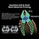 600mm/s High Speed 3D Printers for Beginners & Kids, 4-Color Built-in, 260x260x260m³, Easy to Use FDM 3D Printer