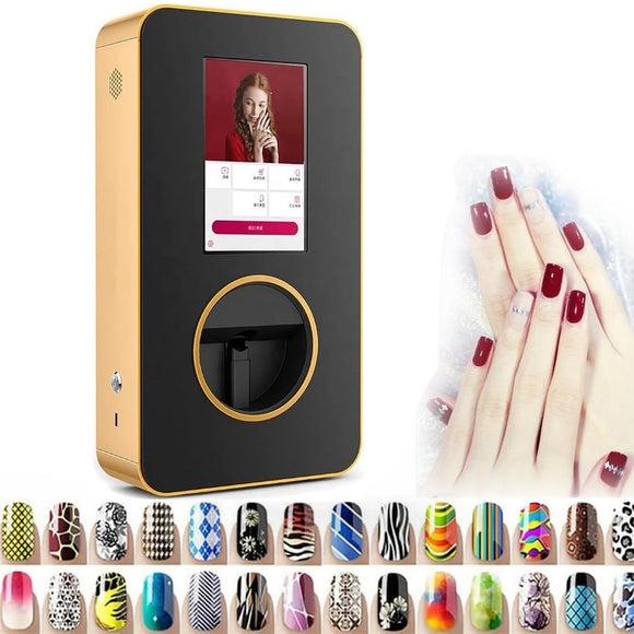 3D Nail Art Printer, Smart Art Nail Printer, Portable Nail Art Painting Machine, with 10.1-Inch Touch Screen