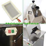WYDDDARY Electric 3 Rollers Vertical Sugarcane Juicer Machine Stainless Steel Sugar Cane Press Juice Extractor Sugar Cane Juice Squeezer for Home Commercial 110V 1100W
