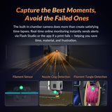 FLASHFORGE Creator 5 Pro 3D Printer, 4 Toolheads with 7s Toolchanger