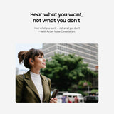 True Wireless Bluetooth Earbuds, Comfort and Secure in Ear Fit, Auto Switch Audio, Touch Control, White SAMSUNG