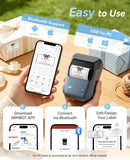 NIIMBOT B1 2 Inch Portable Thermal Label Maker with Tape for Phone&PC, Blue