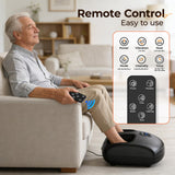 HTM Foot Massager with Heat - Shiatsu Deep Kneading to Relieve Tired & Aching Feet, Fits Size 6-13