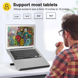 Parblo PR 100 Universal Drawing Tablet Stand Adjustable for 10 to 16 Inches Digital Graphics Drawing Monitors Art Tablets Laptops