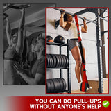 HOXWC Pull Up Assistance Bands, Heavy-Duty Pull Up Bands Set for Men & Women, Height Adjustable Strap & Comfortable Foot Strap, Pull Up Assist Straps for Body Stretching, Muscle Training