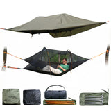 Generic Camping Hammock Tent with Mosquito Net & RainFly 2-Person Tree Tent Hammock for Outdoor Backpacking Hiking 660 LBS Load Capacity