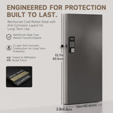 120 Key Lock Box Smart Key Organier Cabinet with Keypad & App for Office