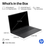 HP Pavilion 17.3" FHD Laptop, Ultra 7 255U, 32GB DDR5 RAM, 1TB PCIe SSD