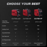 ARCCAPTAIN 65A Plasma Cutter Machine, Non-Touch Pilot Arc, 3-in-1 Cut Modes