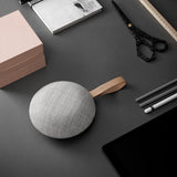 Vifa Reykjavik Bluetooth Speaker - Portable Wireless Mini Speaker with Stereo Sound, Nordic Design, Built-in Mic, Hands-Free Call, HiFi Audio (Sandstone Grey)