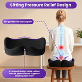 Seat Cushions for Office Chairs - Patented Coccyx Cushion for Tailbone Pain