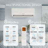 Cozeware E-Save 24000BTU Mini Split AC/Heating System 20 SEER2 208-230V