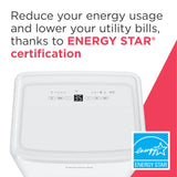 Frigidaire 35-Pint Portable Dehumidifier with Wi-Fi and Energy Star Certification for Small/Medium/Large Rooms & Basements, Custom Humidity Control, Auto Shut Off, White