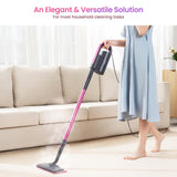 Schenley Steam Mop Cleaner with Detachable Handheld Steamer for Cleaning Hardwood, Laminate Floor, Tiles and Grout, with 14-in-1 Multi-purpose Accessories and Washable Microfiber Pads