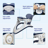Cervical Traction Device, Adjustable Neck Stretcher for Pain Relief, Lightweight Neck Support Brace for Cervical Spine Decompression, Ergonomic Design for Home, Office & Travel Use
