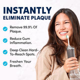 Professional Water Flosser - Advanced Dental Care for a Healthier Mouth, Gum, and Teeth - IPX7 Waterproof Oral Irrigator | 7 Replacement Tips, Travel-Friendly, Rechargeable - Oral Hygiene (Grey)