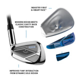 Callaway Golf Paradym AI Smoke HL Iron Set (Left Hand, 6-PW,AW,GW, Graphite, Regular) Callaway