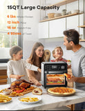Nuwave X Chef Todd English Air Fryer Oven Combo, Plug-In Grill w/Sheath Heaters, Authentic Char Flavor, 2024 New Convection System Nuwave