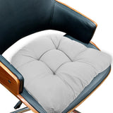 NUOBESTY 2pcs Polyester Office Chair Cushion with Fixing Straps for Seats