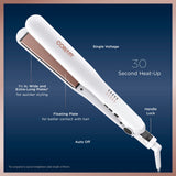 Conair Double Ceramic Flat Iron, 1 1/4-inch Hair Straightener
