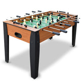 Hathaway 54-Inch Hurricane Foosball Table for Family Game Rooms with Light Cherry Finish, Analog Scoring and Free Accessories