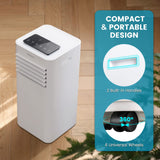 COSTWAY 10000 BTU Portable Air Conditioner, 3 in 1 AC Unit, Fan & Dehumidifier w/Sleep Mode, 24H Timer, LED Display