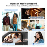 FNtipnutt Wireless Real Time Translator Headphones