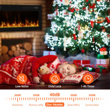 Eueiriup Electric Fireplace 72” Recessed and Wall Mounted Fire Places with Remote Control, Screen Control,Adjustable Flame Colors and Speed