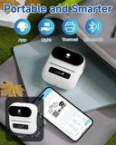 Phomemo M220 Label Maker, New Flagship 3.14 Inch Bluetooth Portable Thermal Label Printer for Barcode, Address, Labeling, Mailing, File Folder, Easy to Use, Support Phone&PC
