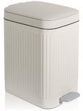 Soft Close Garbage Can Step Wastebasket Container Trash Bin for Office Bedroom Kitchen Living Room