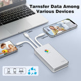 iDiskk 4TB MFi Approved iPhone External Hard Drive for iPhone iPad Android