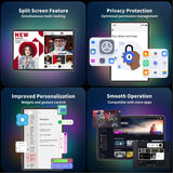 2026 Upgraded Android 16 Tablet, 10 inch Tablet with Keyboard, 24GB+256GB+2TB Expand