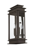 Livex Lighting 2018-07 Princeton Outdoor Wall Lantern, Bronze