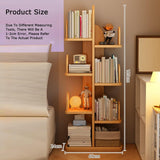 Tree Bookshelf,Vertical Storage Bookcase,Book Organizer Shelves