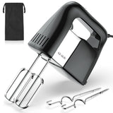 Electric Hand Mixer, 5-Speed Food Mixer Cake Mixer with 304 Stainless Steel Whisk Beaters GUALIU